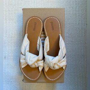 Soludos, Knotted Slide Sandal, Blush, Size 7, New with Box